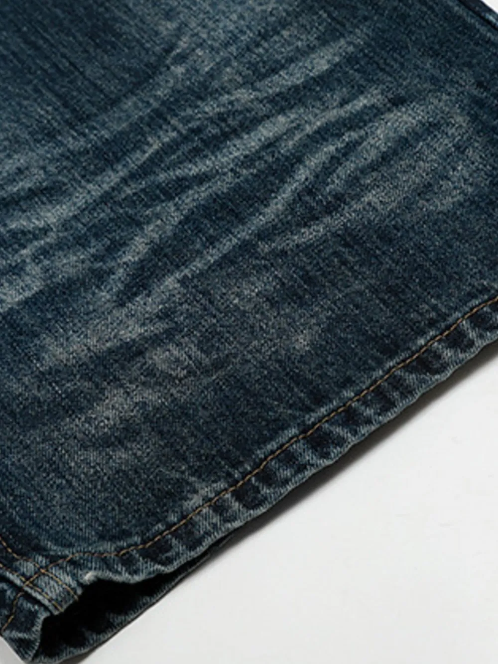 Men's Washed Wide-Leg Jeans, image 6