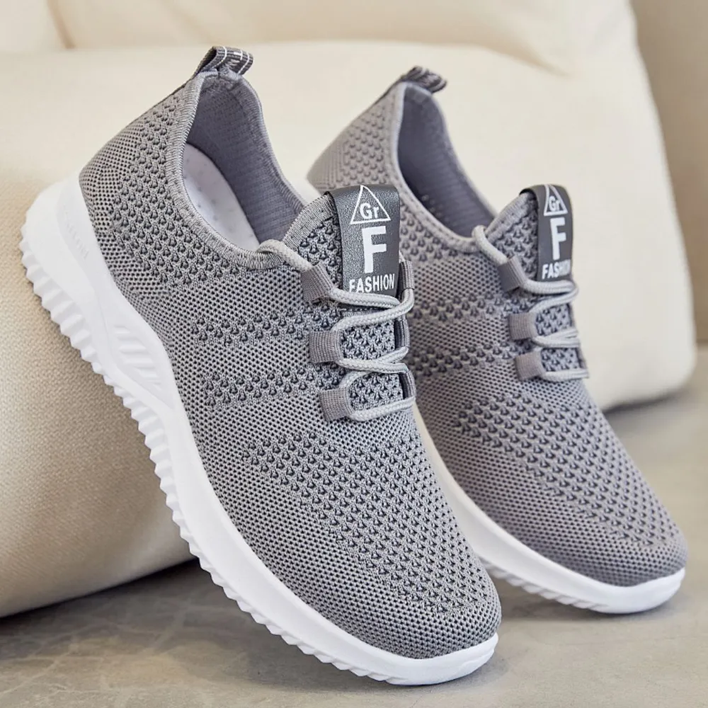 Breathable Mesh Lace Up Athletic, image 6