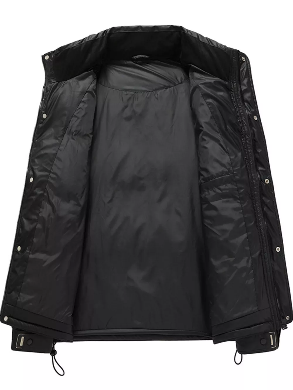 Men's Plus Size Urban Style Padded Coat, image 3