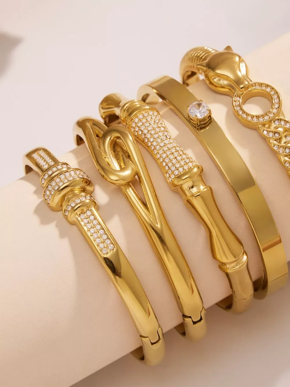 18K Gold-Plated Zircon Bracelet, image 12