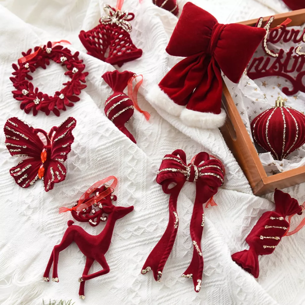 Christmas Velvet Hanging Ornament