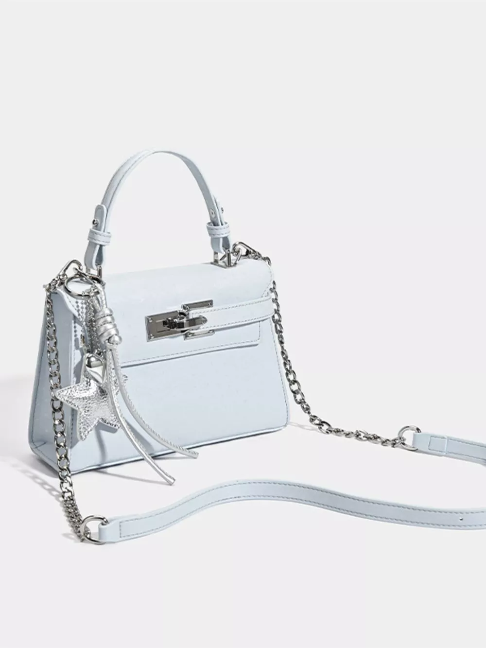Buckle Leather Handbag, image 7