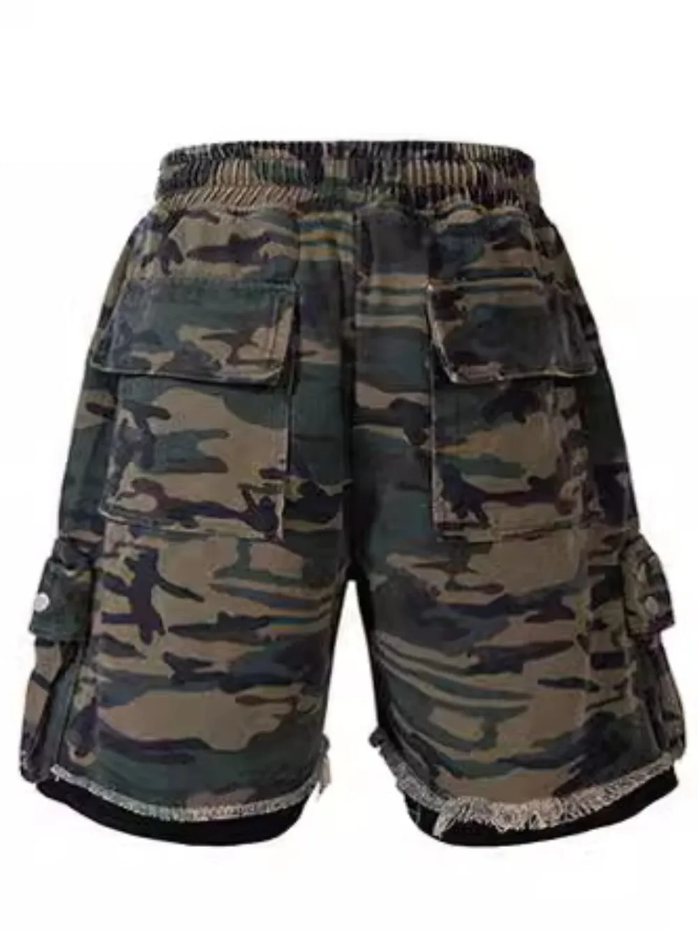 Men's Drawstring Camouflage Shorts, image 5