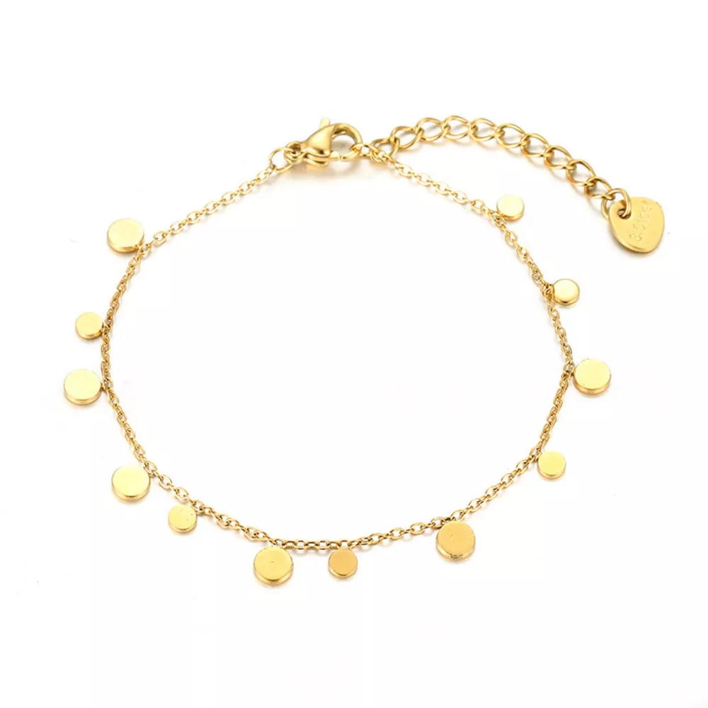 18K Gold-Plated Charm Bracelet, image 8