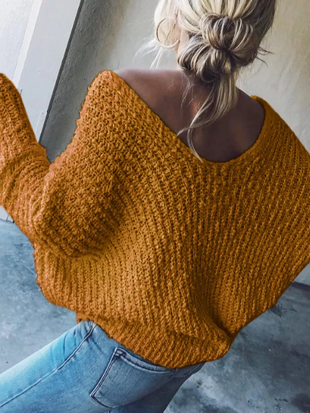 Loose Fit Long Sleeve Sweater, image 20