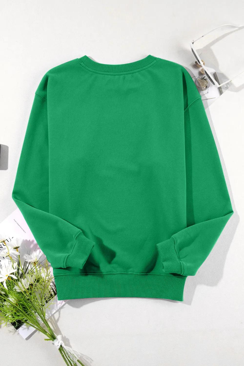 Round Neck Long Sleeve Sweatshirt, image 8
