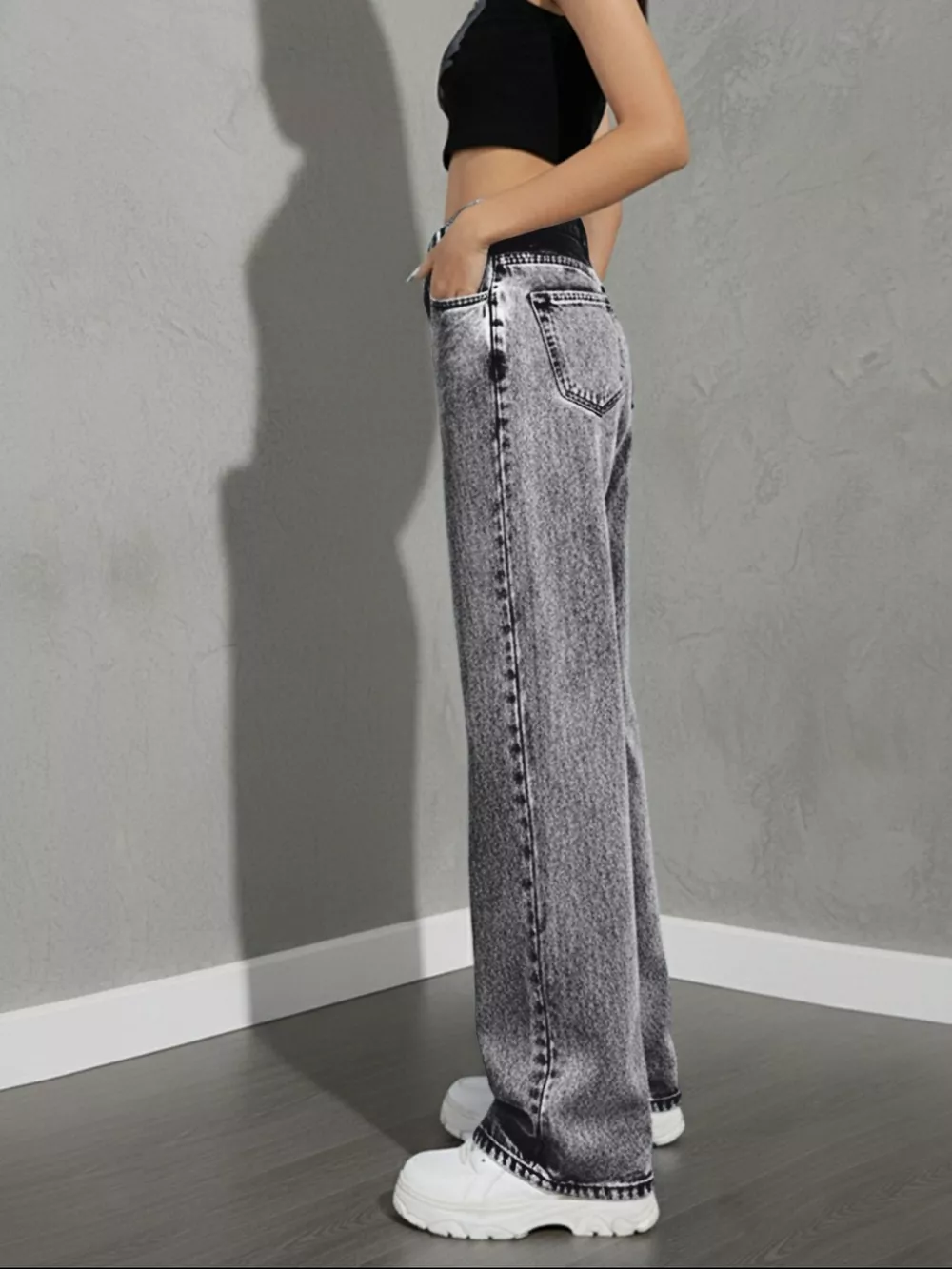 High Waist Wide Leg Jeans, image 12