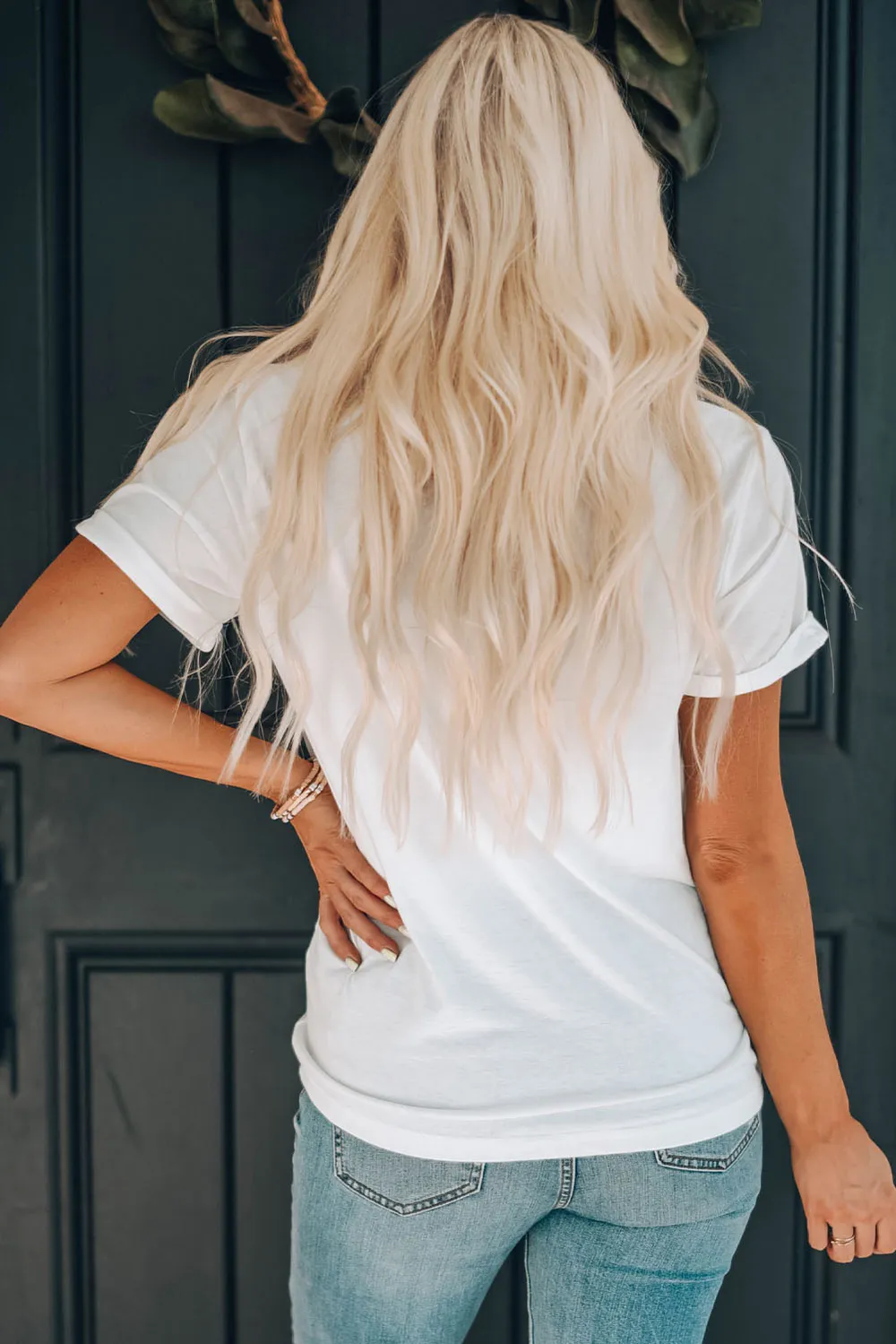 MAMA Round Neck Short Sleeve T-Shirt, image 2