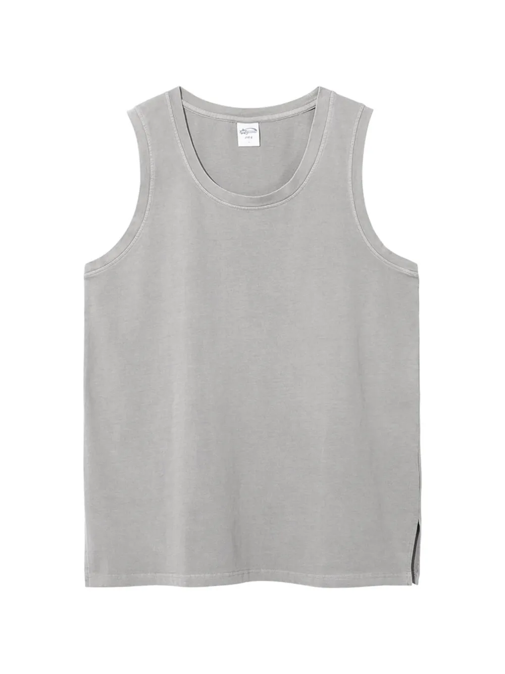 Men's Side Slit Round Neck Tank, image 5