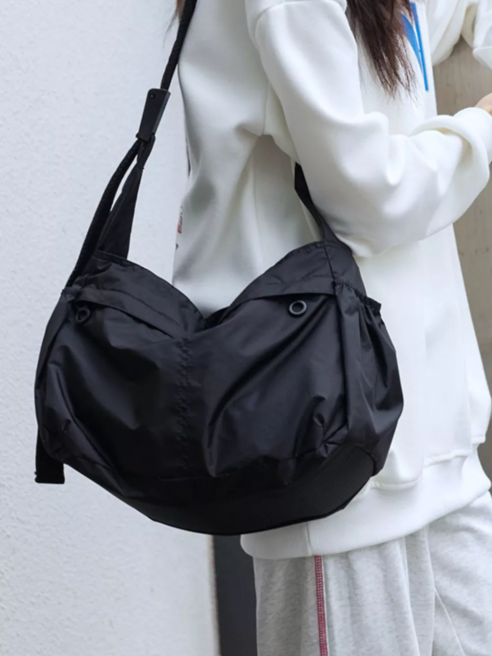 Lightweight Nylon Casual Crossbody Bag, image 3