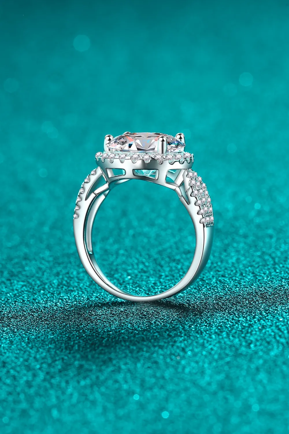 5 Carat Moissanite 925 Sterling Silver Ring, image 6