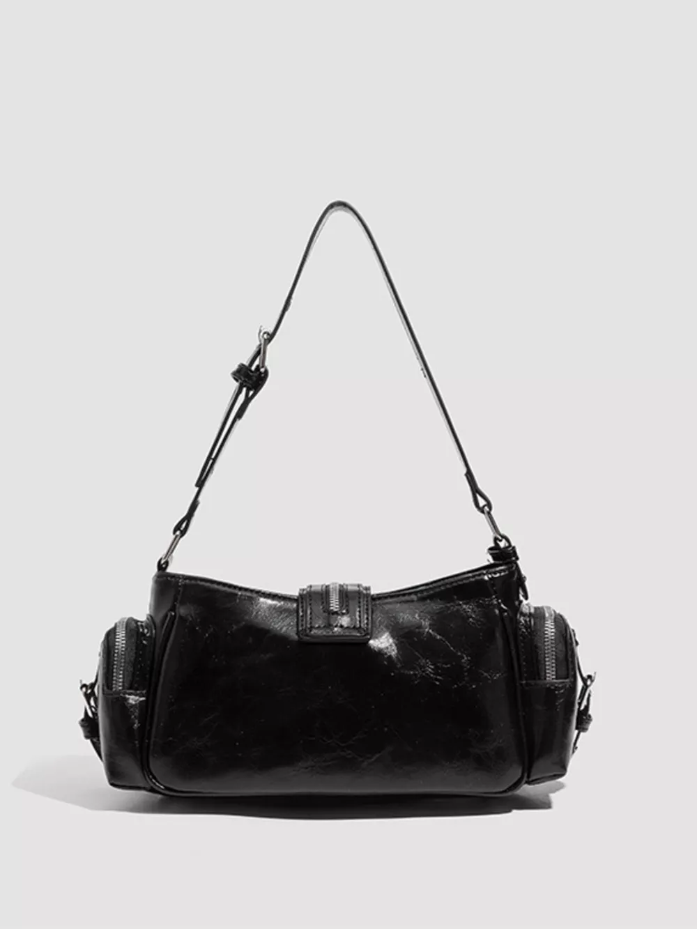 Rivet Embellished Shoulder Bag, image 6