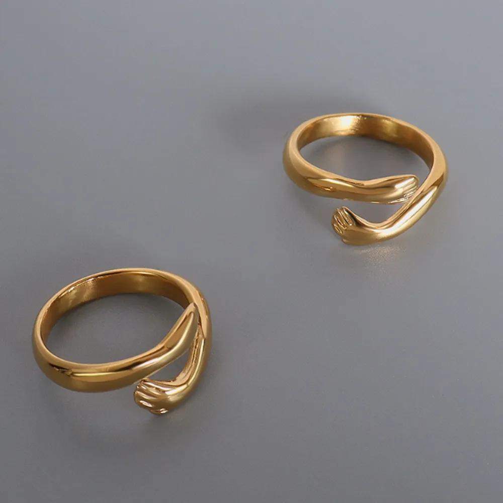 Titanium Steel Hug Bypass Ring, image 5