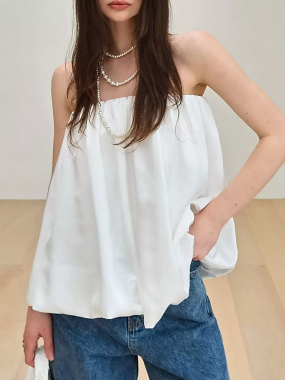 Bubble Hem Tube Top, image 6