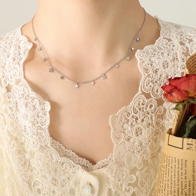 Titanium Steel Charm Necklace, image 10