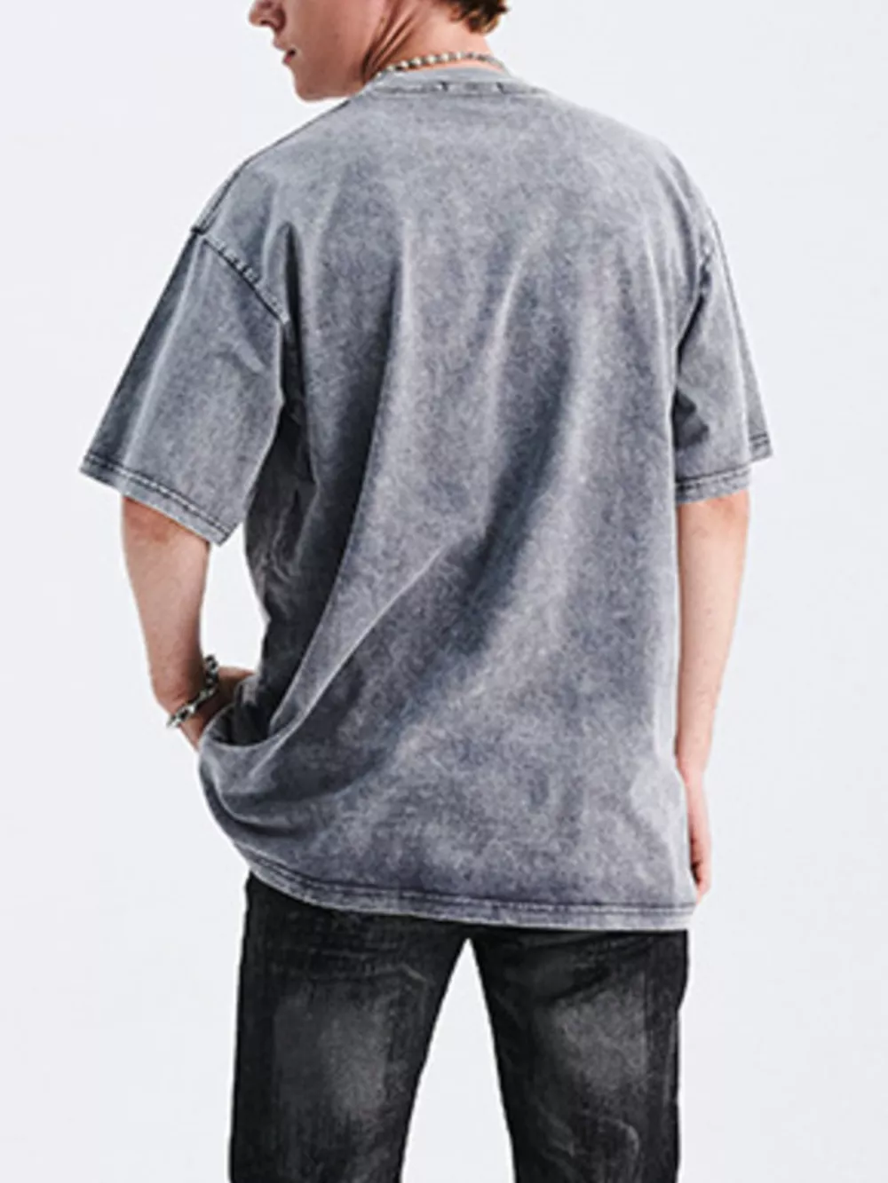 Men's Graphic Round Neck Short Sleeve T-Shirt, image 6