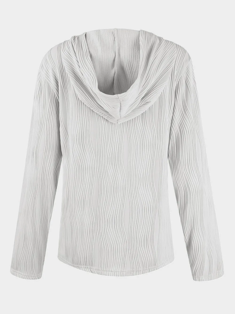 Textured Long Sleeve Hoodie, image 11