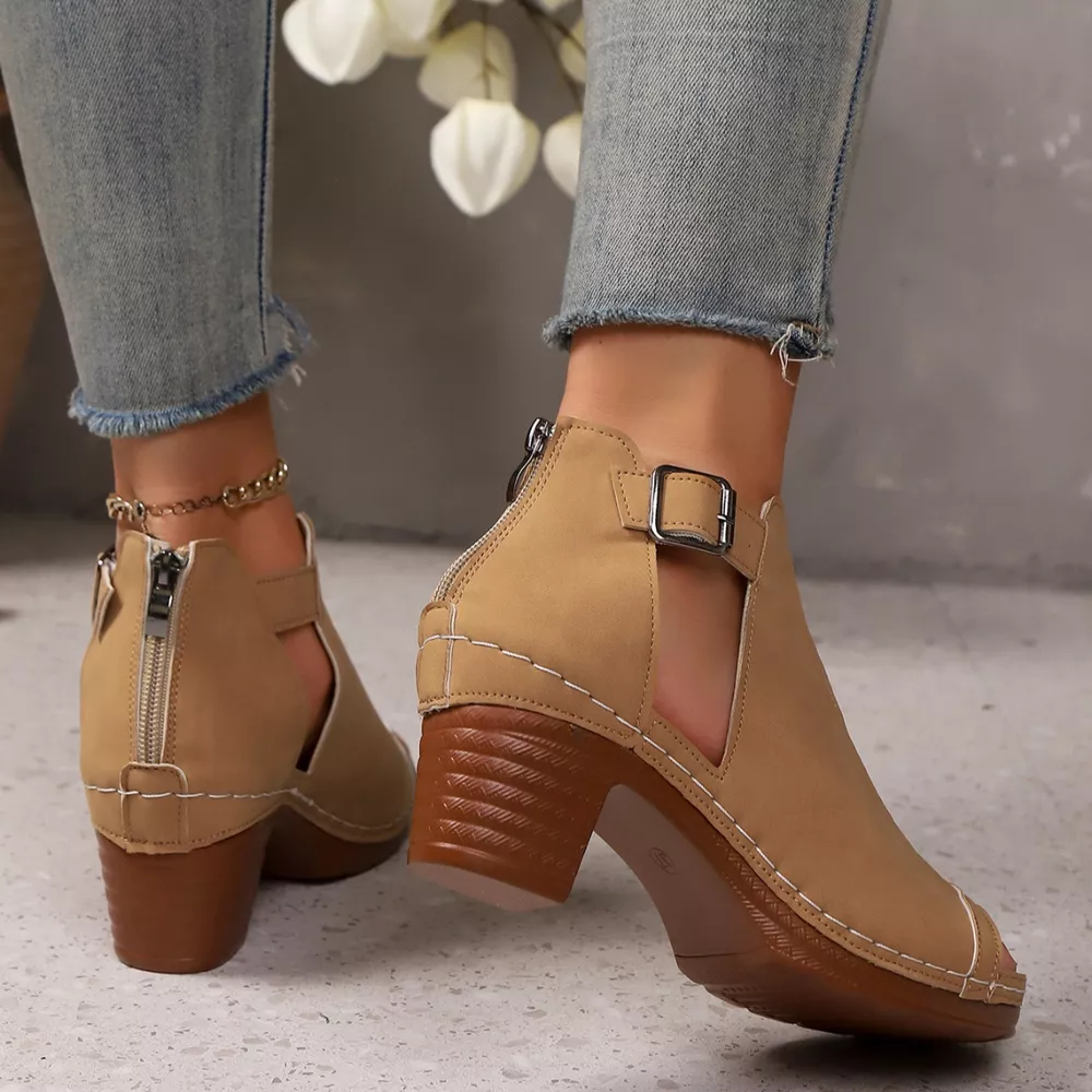 Open Toe Block Heels Sandals, image 9