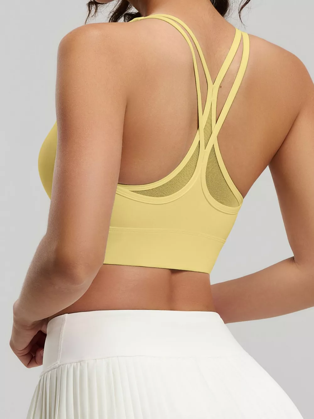 Scoop Neck Active Bra, image 2