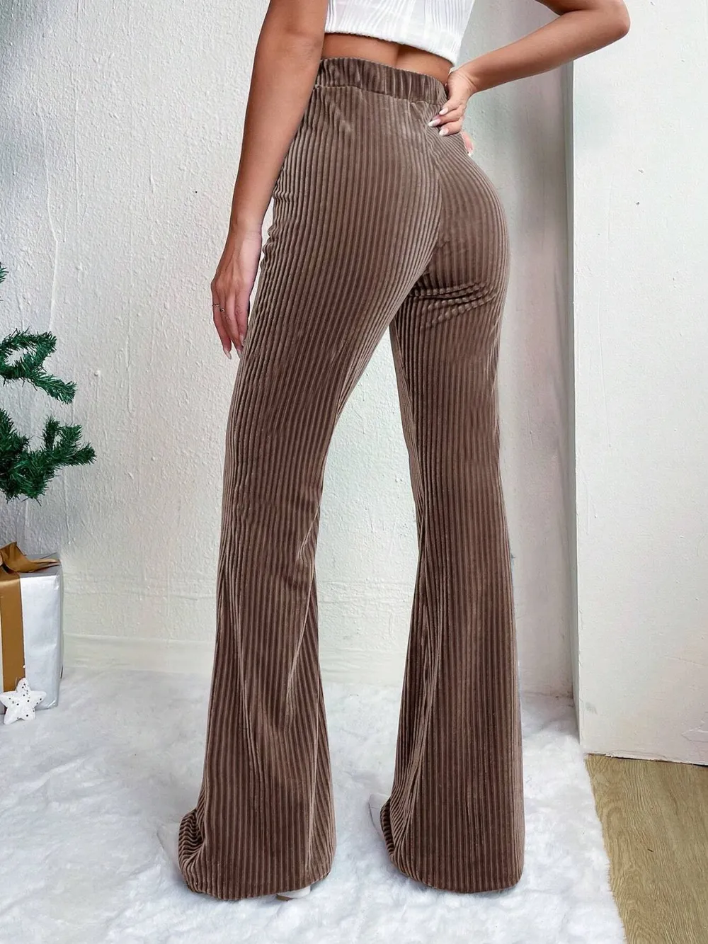 High Waist Flare Pants, image 3