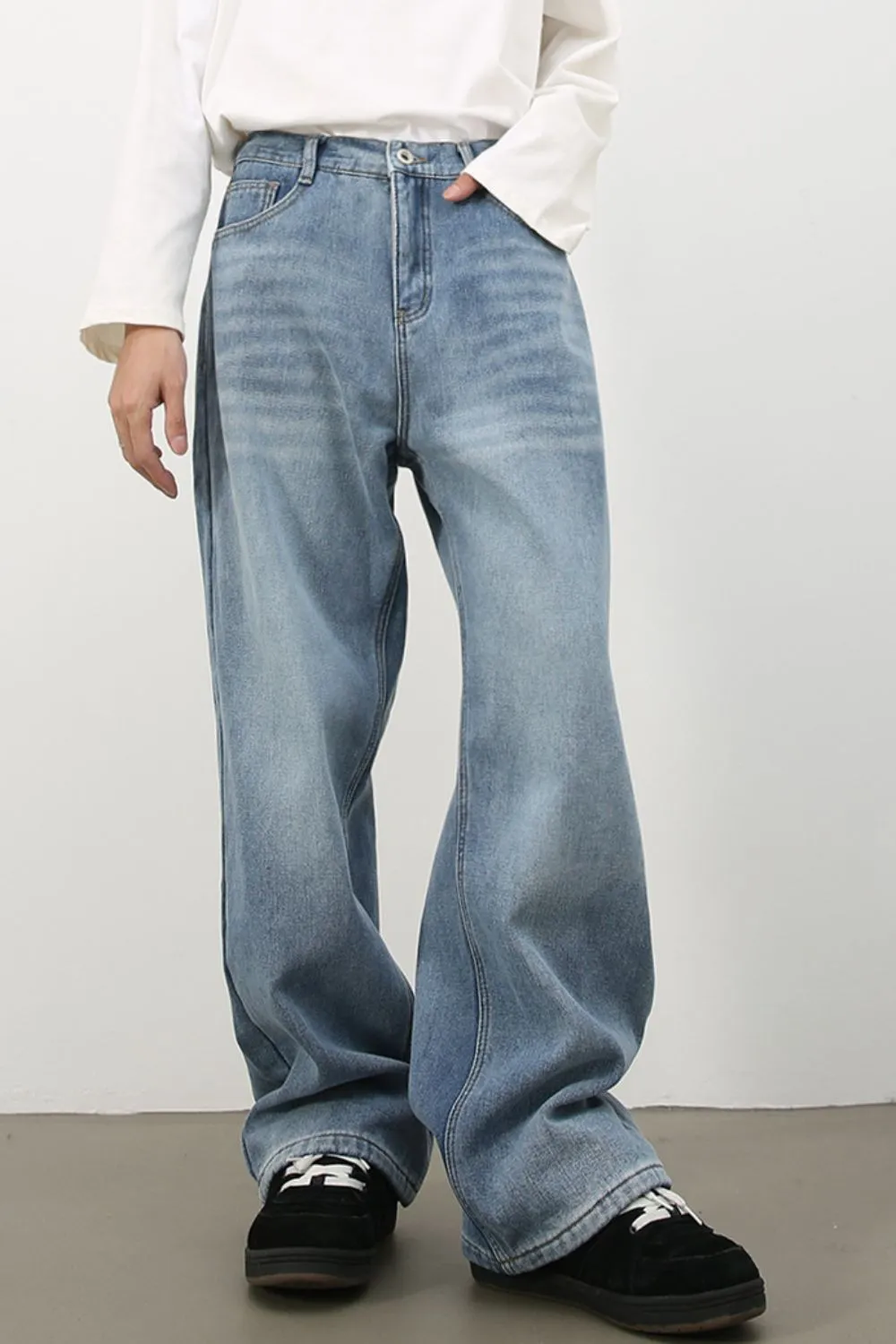 Men's Wide Leg Jeans, image 8