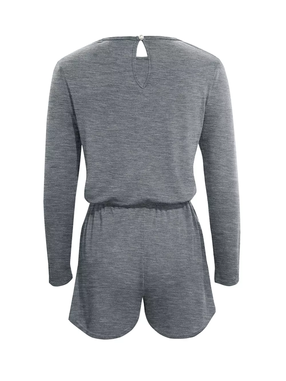 Long Sleeve Drawstring Romper, image 6