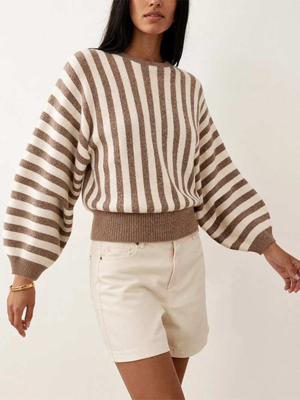 Striped Crew Neck Sweater