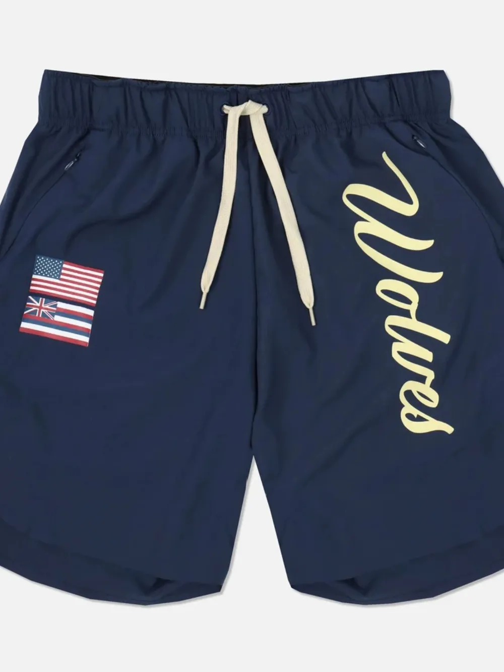 Men's Plus Size Drawstring US Flag Active Shorts, image 6