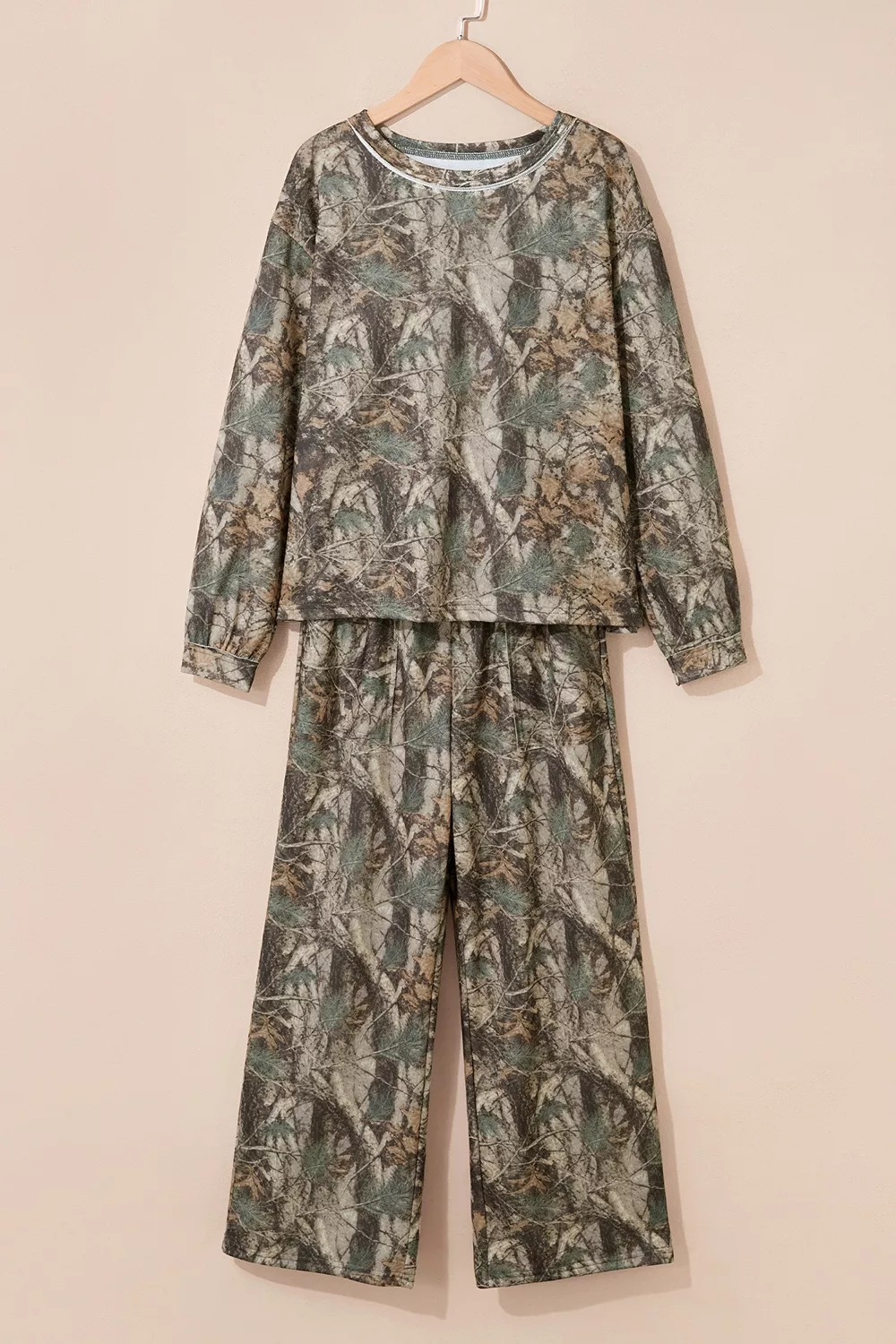 Abstract Print Long Sleeve Pant Set, image 4