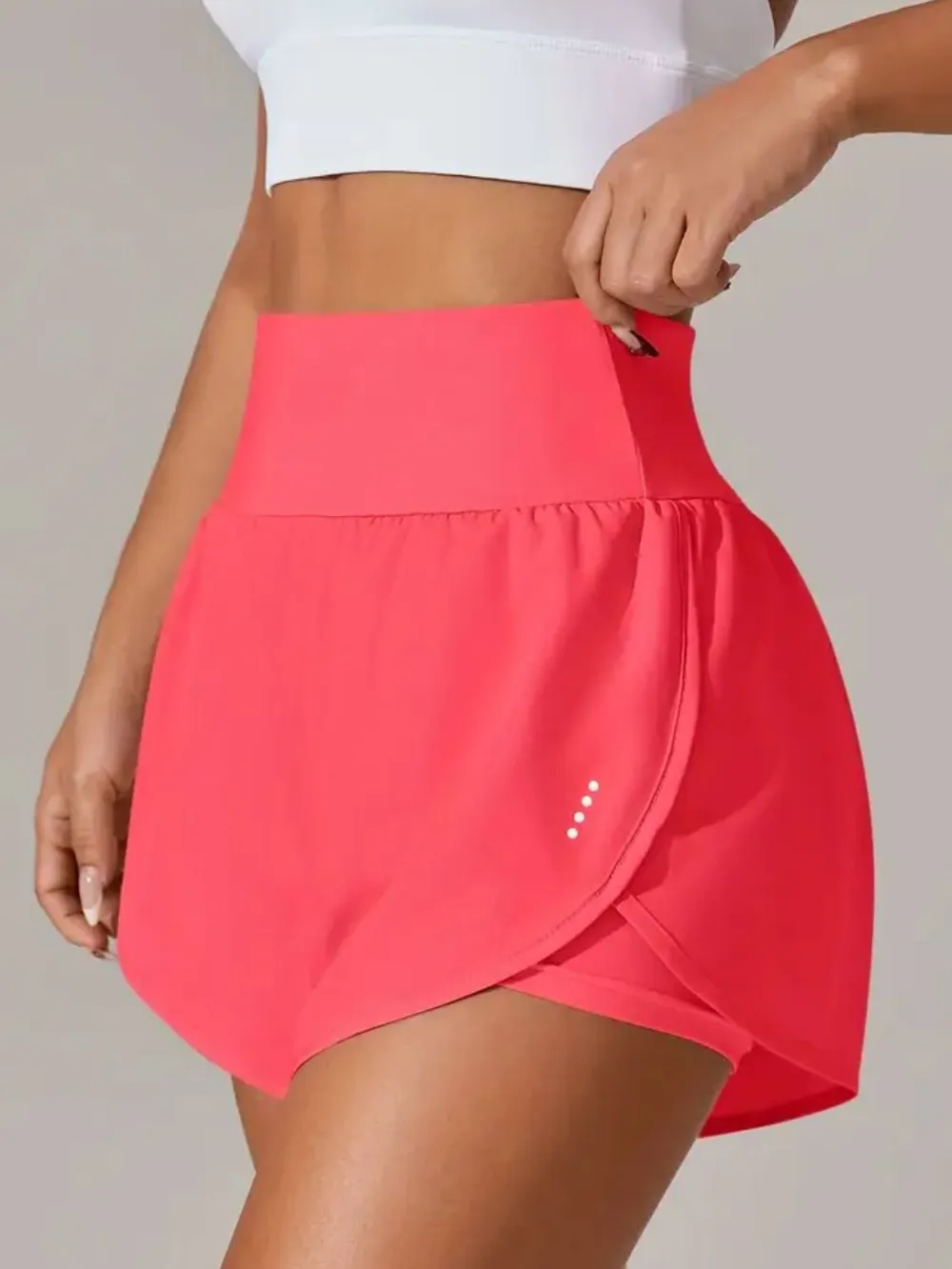 Pocketed High Waist Active Shorts, image 14