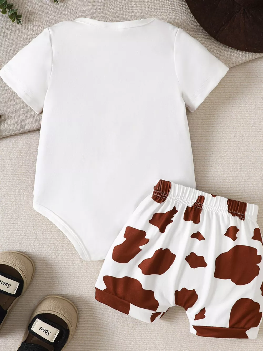 Children's Printed Bodysuit & Shorts Set, image 9