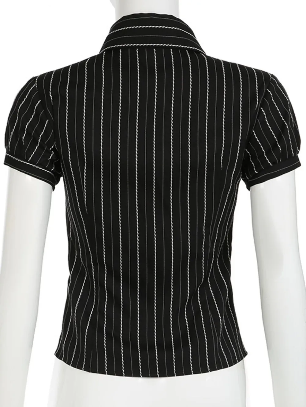 Striped Button-Down Collared Neck Shirt, image 21