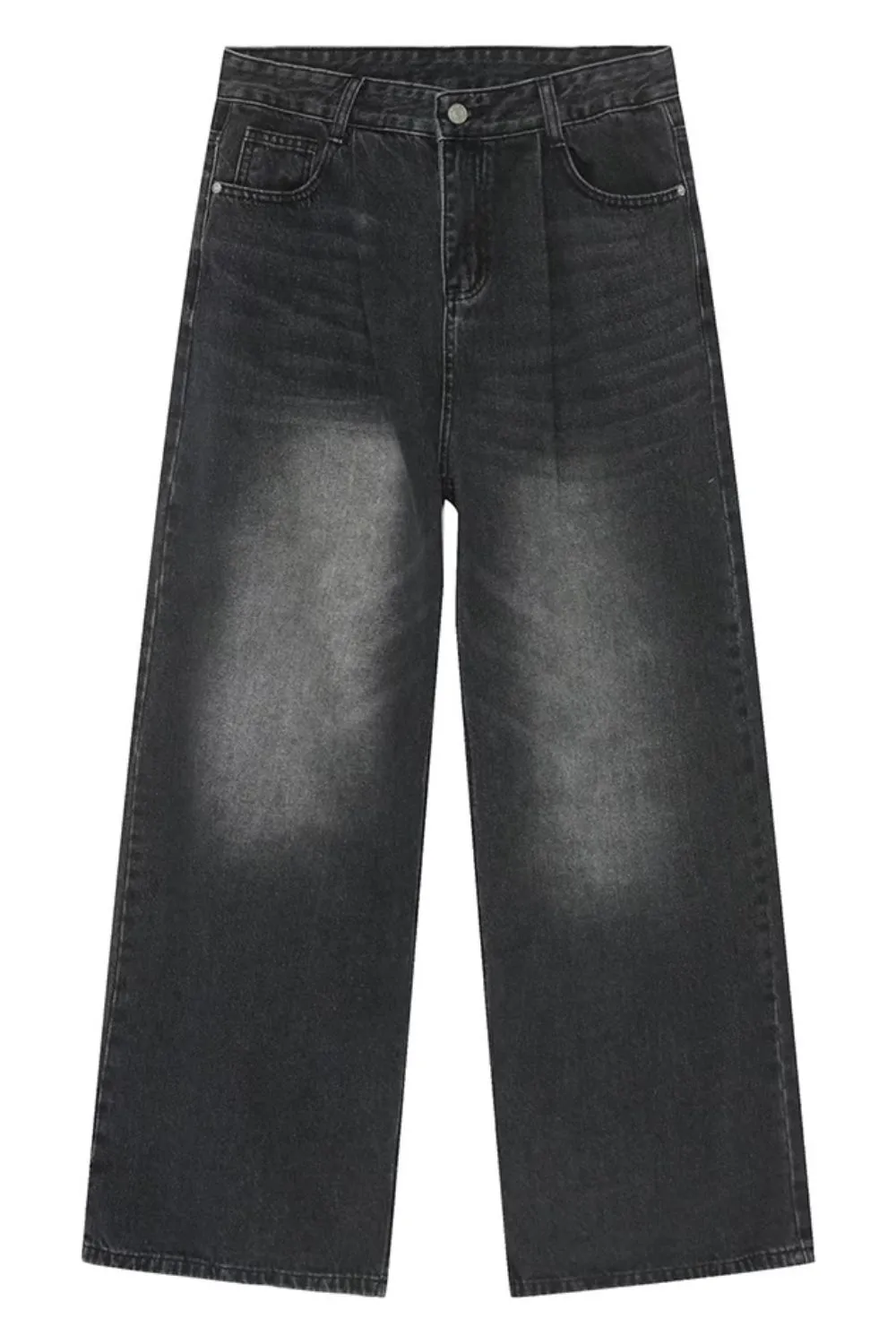 Wide Leg Jeans with Pockets