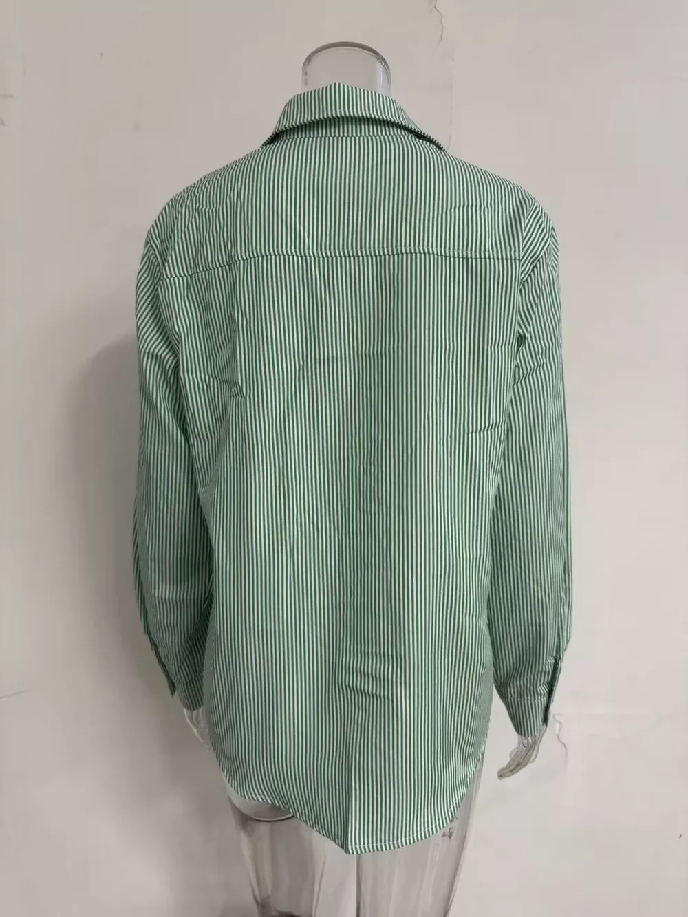 Striped Button-Down Relaxed Fit Shirt, image 3
