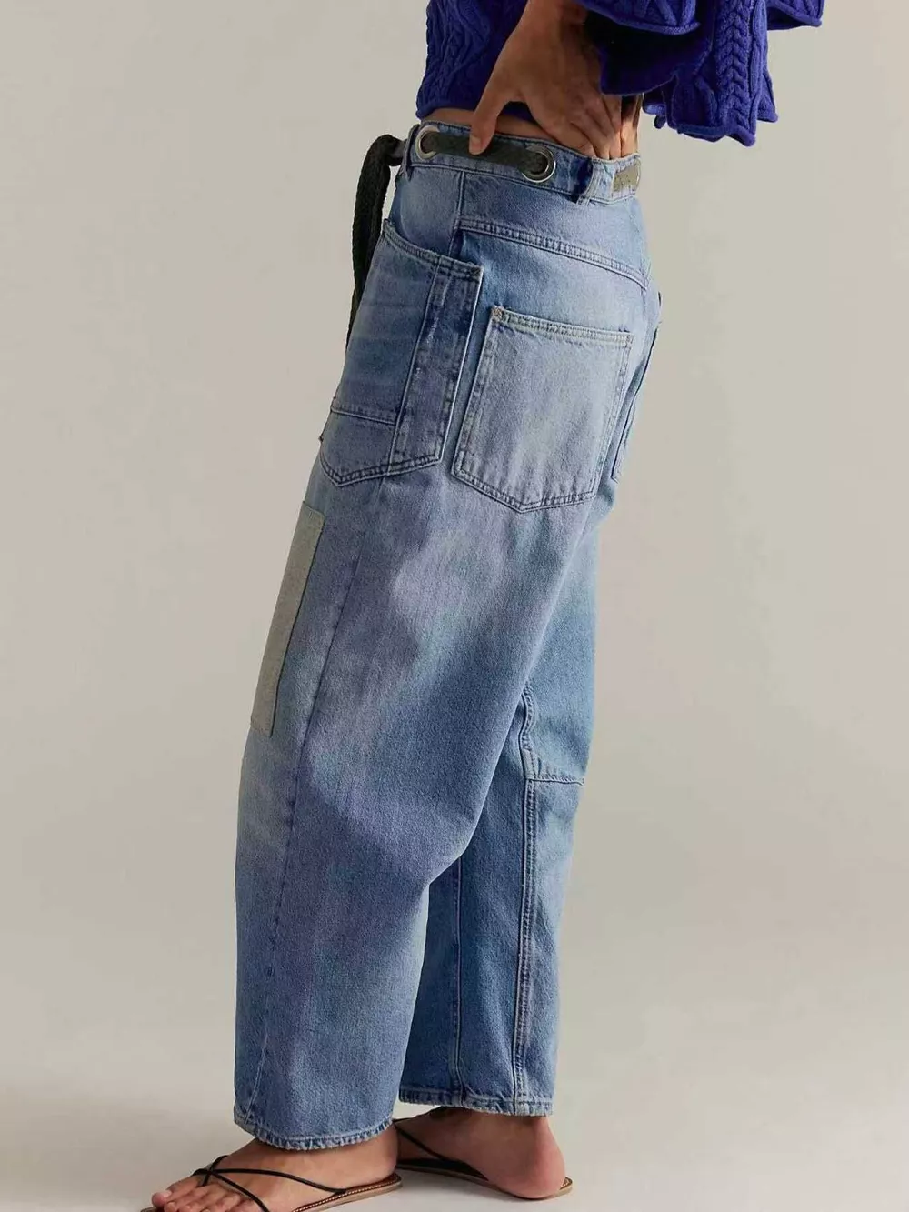 Washed Relaxed Fit Jeans, image 11
