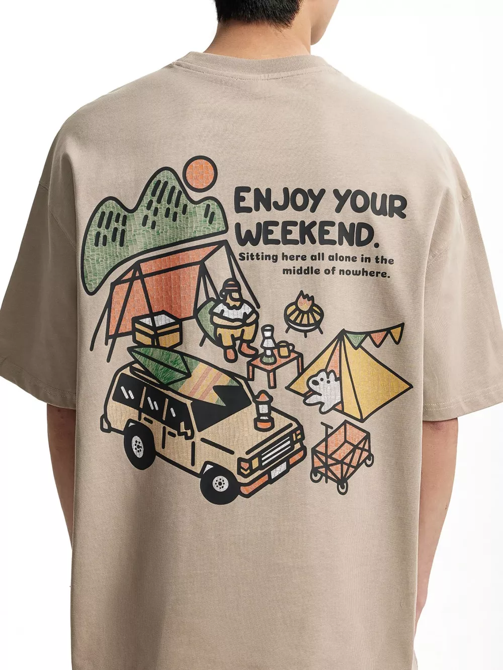 Men's Graphic Round Neck T-Shirt, image 3