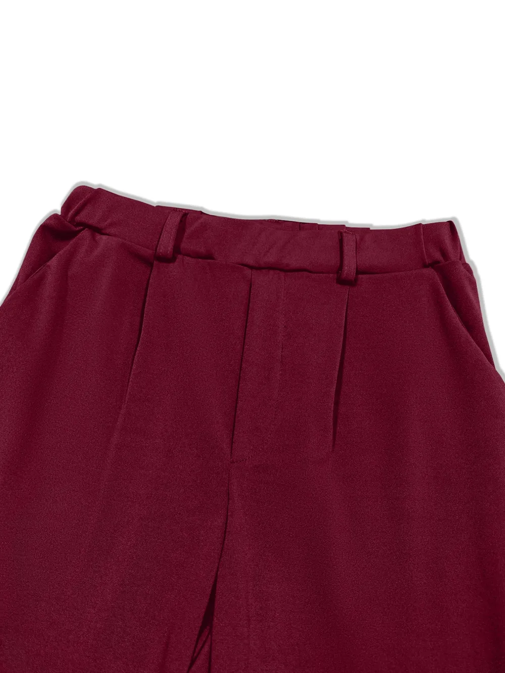 Pleated Detail Pants with Pockets, image 15