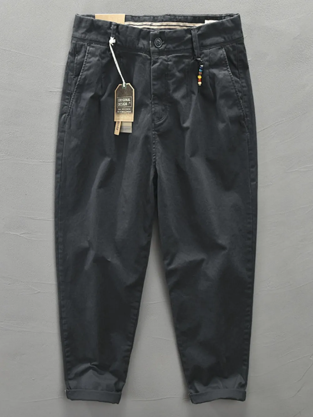 Men's Relaxed Fit Pants with Pockets, image 8