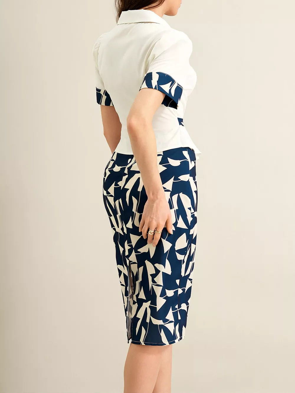 Short Sleeve Top and Skirt Set, image 5