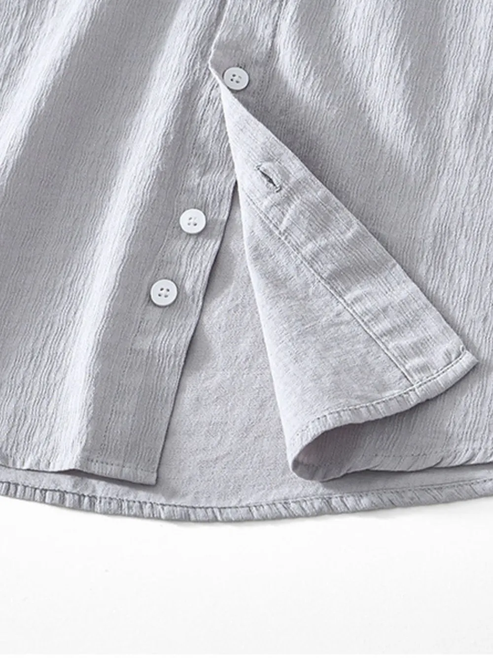 Men's Button Up Short Sleeve Shirt, image 5