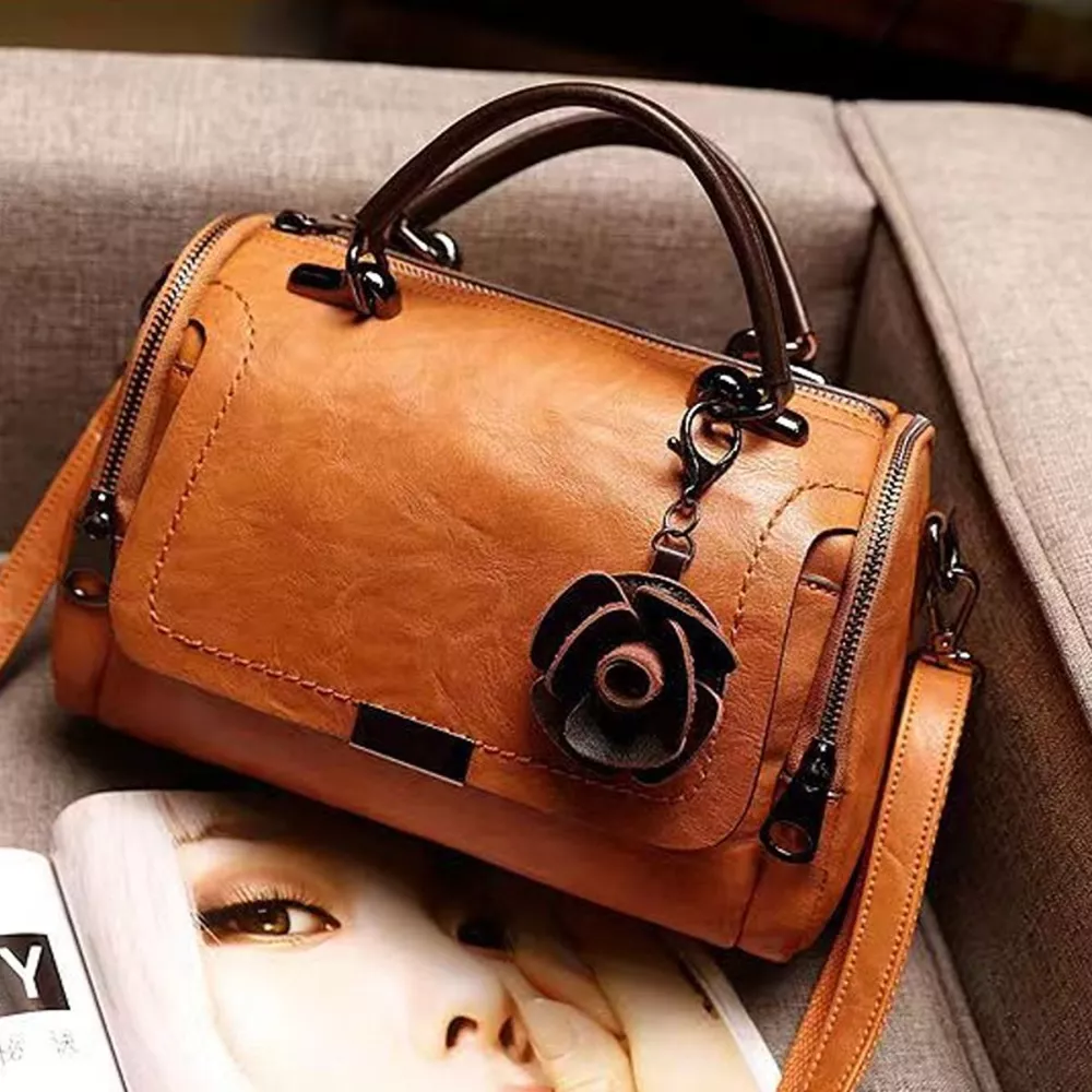 PU Leather Flap Crossbody Bag, image 4