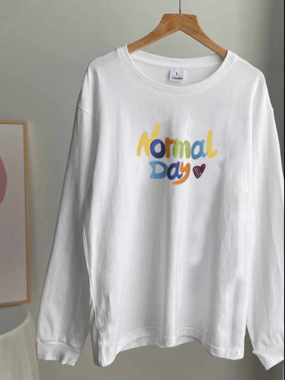 Normal Day Long Sleeve T-Shirt, image 4