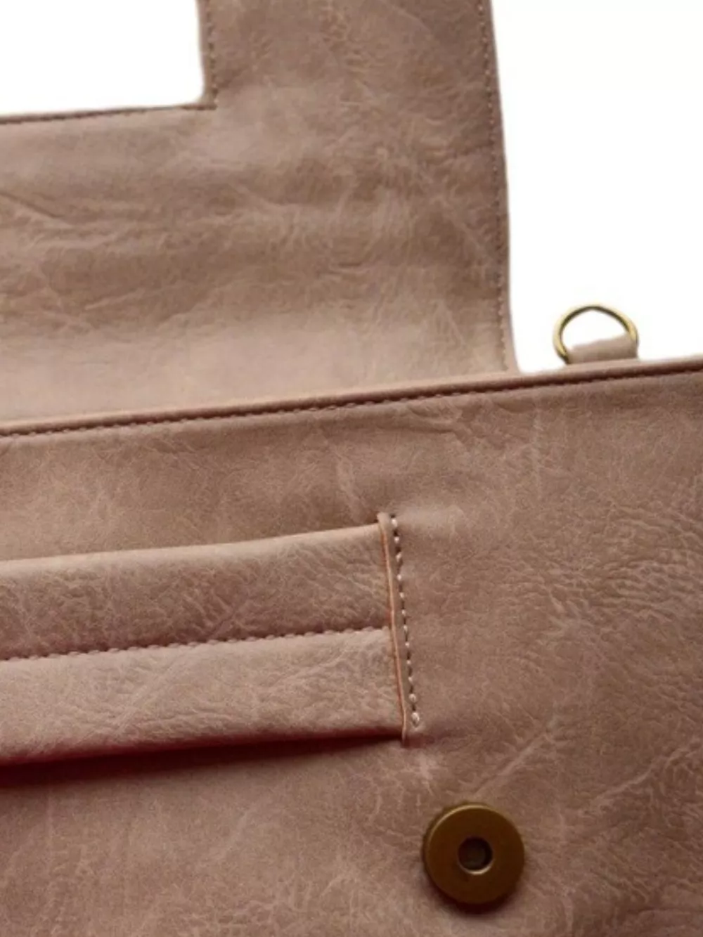 PU Leather Square Crossbody Bag, image 5