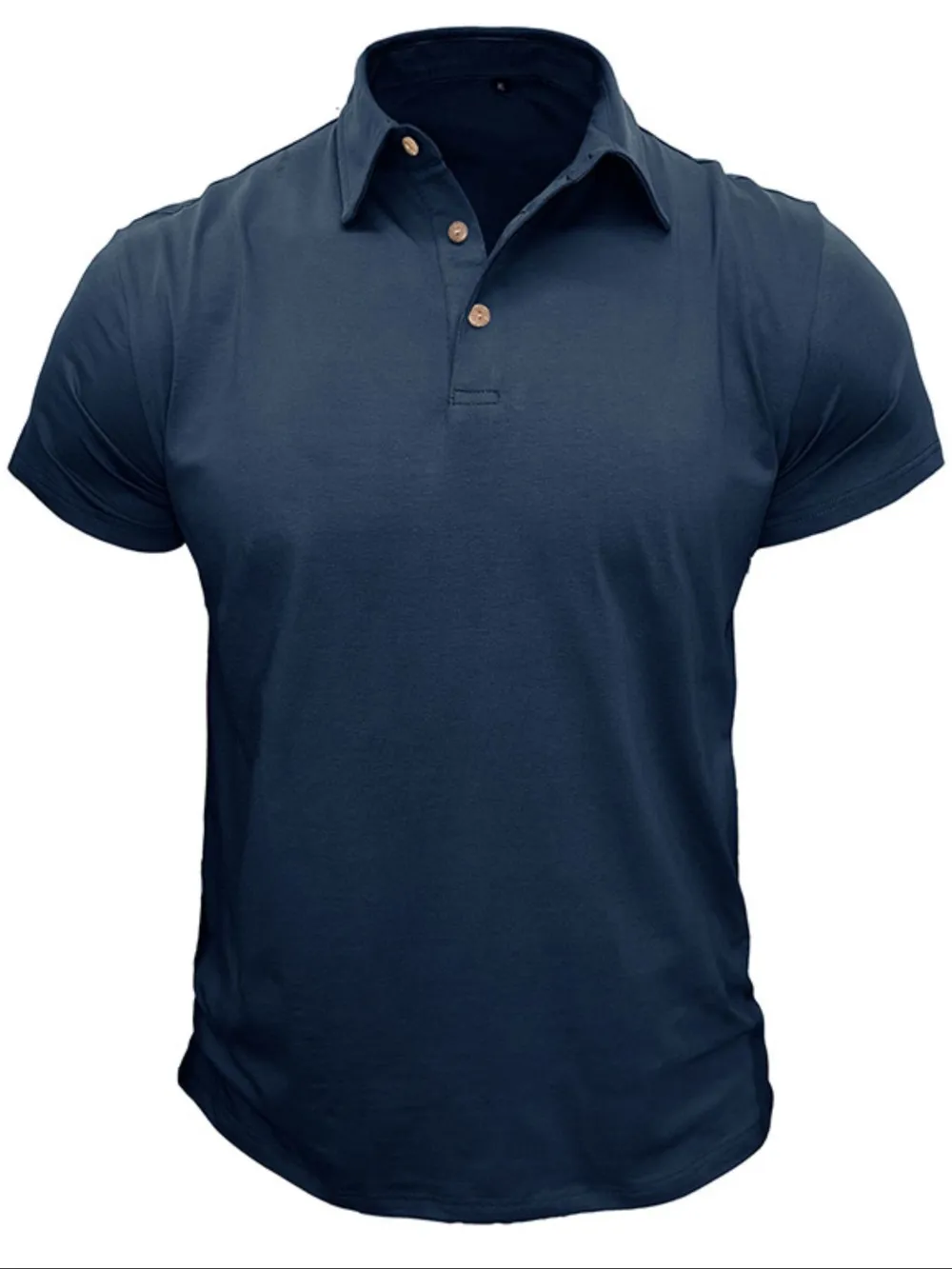 Men's Collared Neck Short Sleeve Polo Shirt, image 6