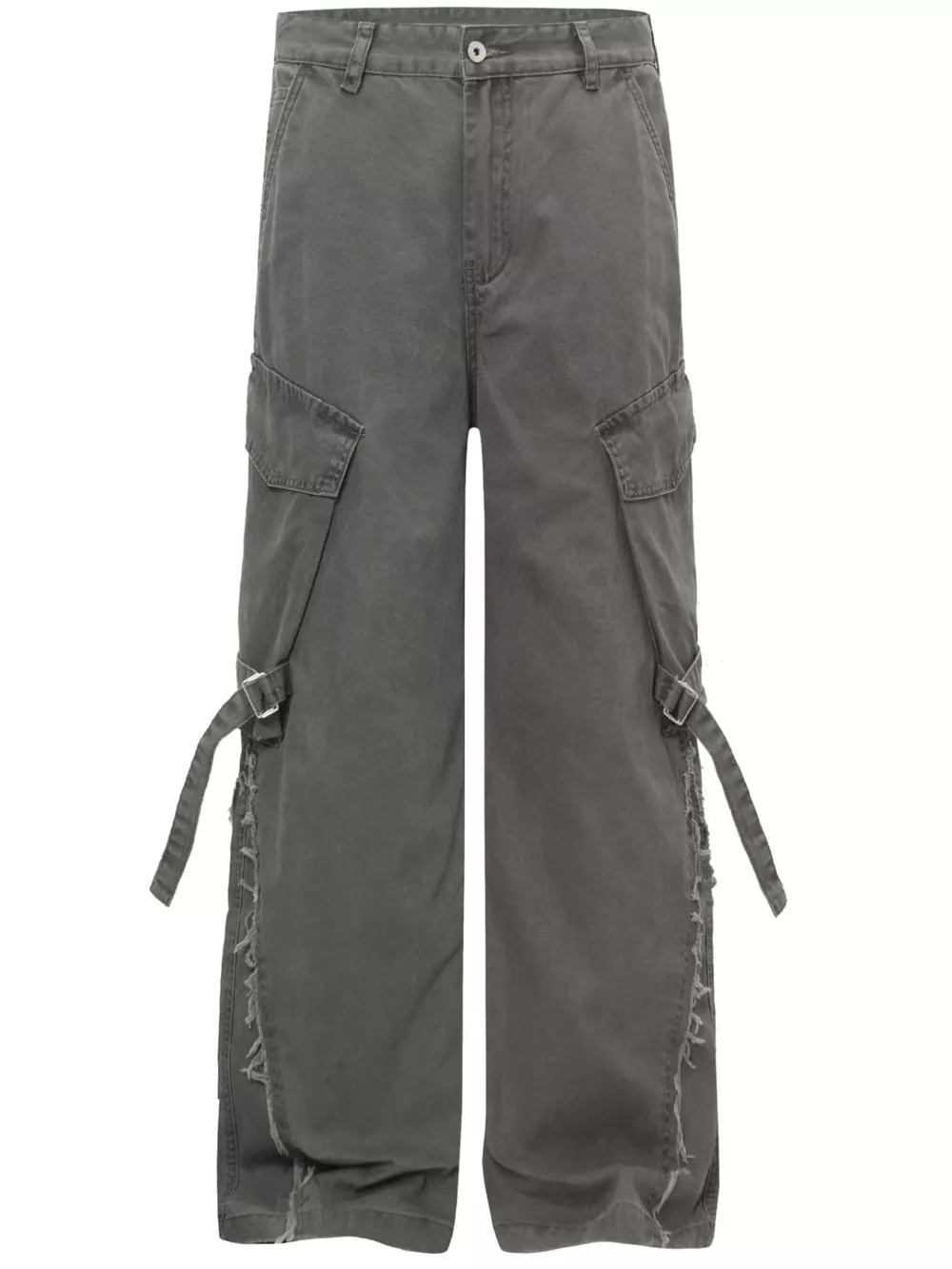 Men's Cargo Pants with Buckle Straps, image 3