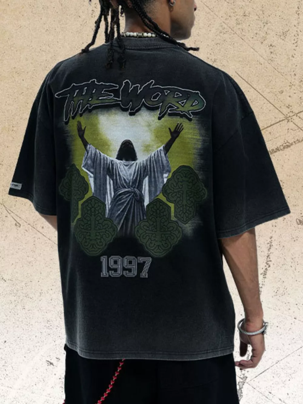 Men's Graphic Round Neck Short Sleeve T-Shirt, image 2