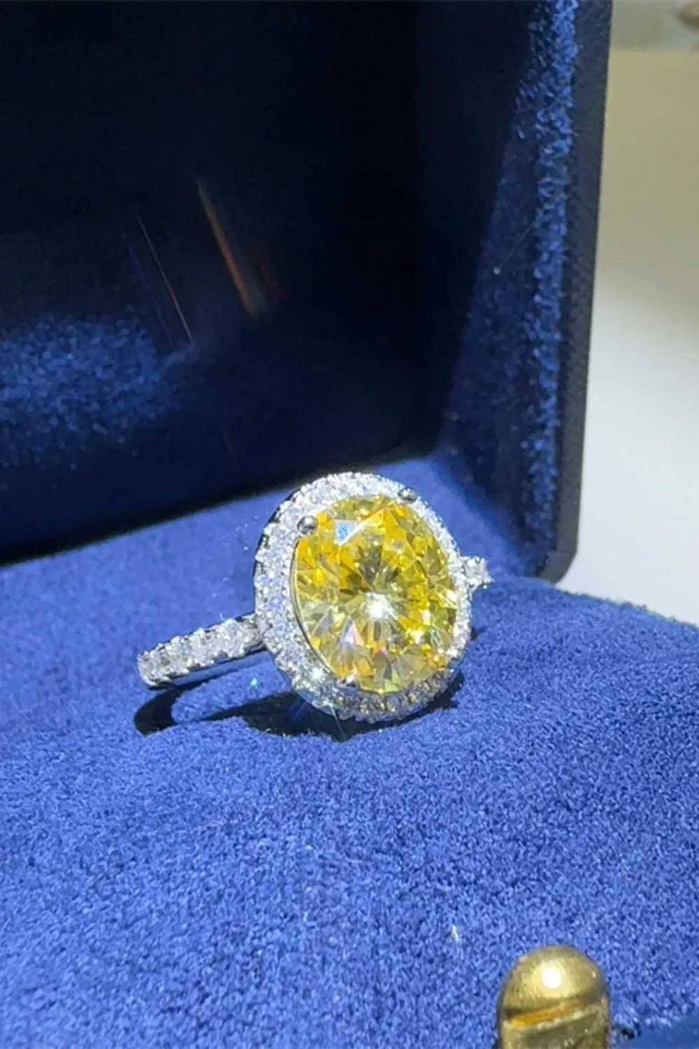 3 Carat Moissanite 925 Sterling Silver Ring, image 4