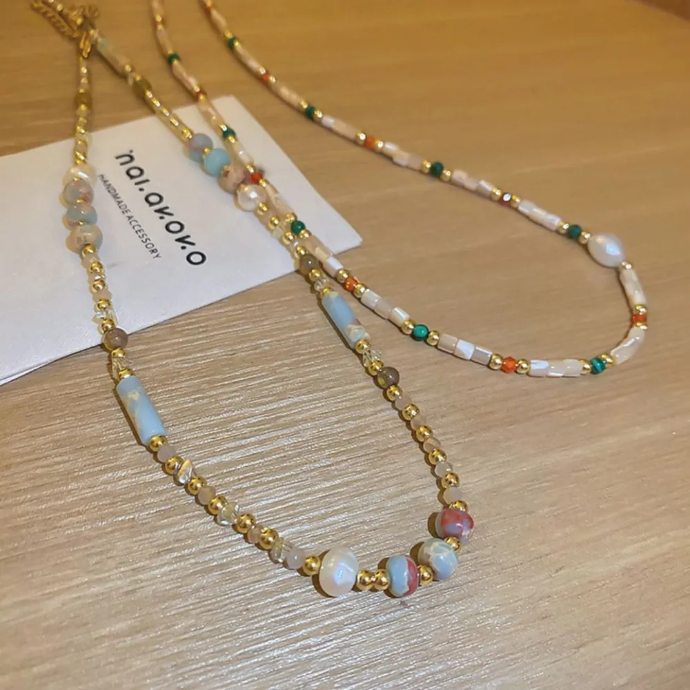 Alloy Pearl Beaded Necklace, image 8