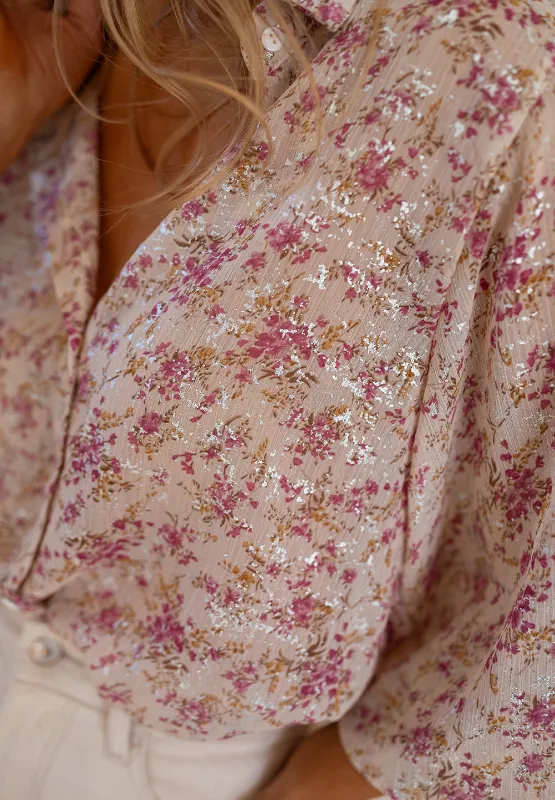 Printed Collared Neck Long Sleeve Shirt, image 12