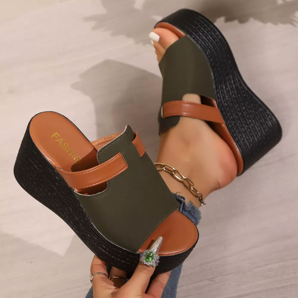Open Toe Platform Wedge Sandals, image 10